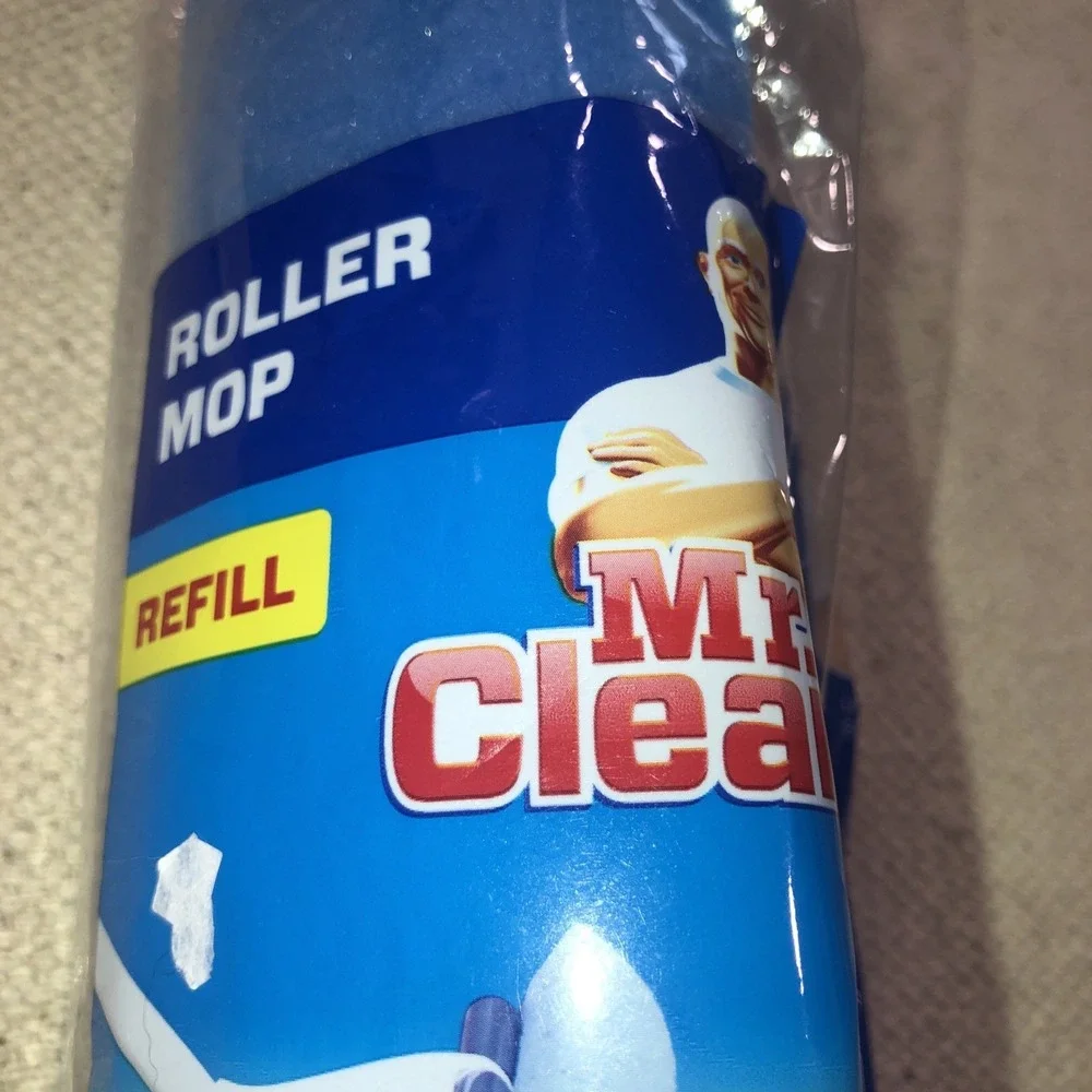 Mr. Clean ROLLER Mop Refill Durable Sponge Head Brand NEW